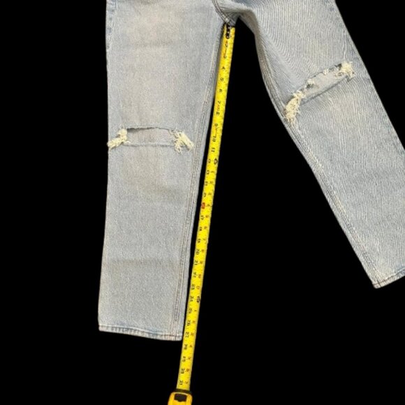 NWT Abercrombie & Fitch The 90"s Straight Mid Rise Curve Love Size 28 6 Short - Picture 12 of 16